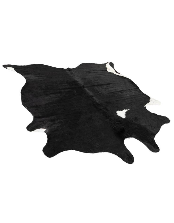 Detail image of  6' 2 x 6' 10 Cowhide Leather Rug