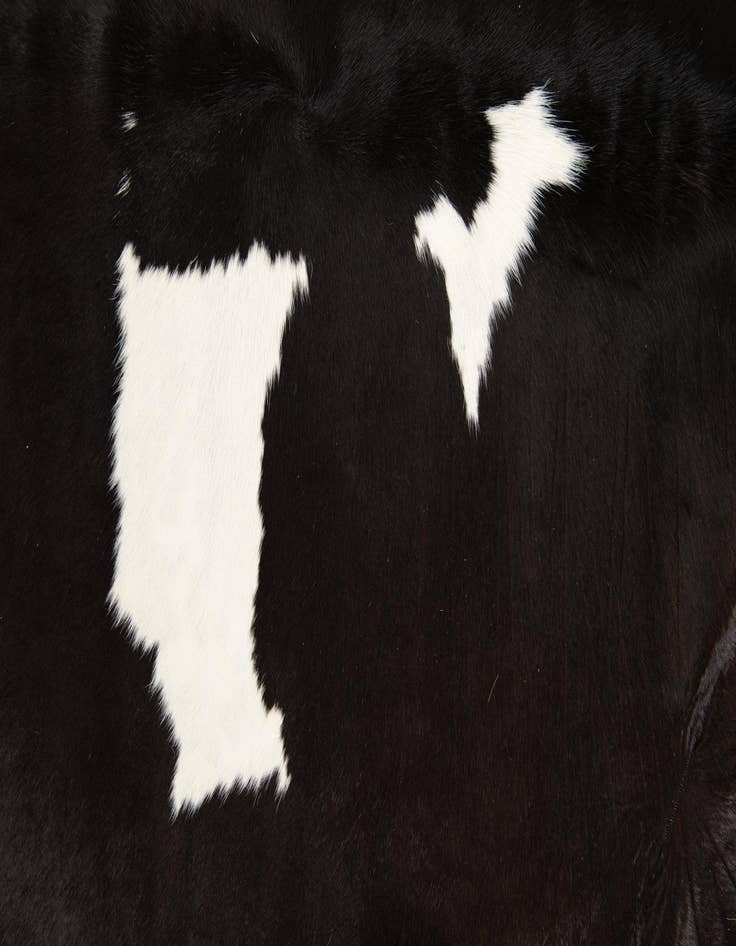 Detail image of  5' 2 x 6' 8 Cowhide Leather Rug