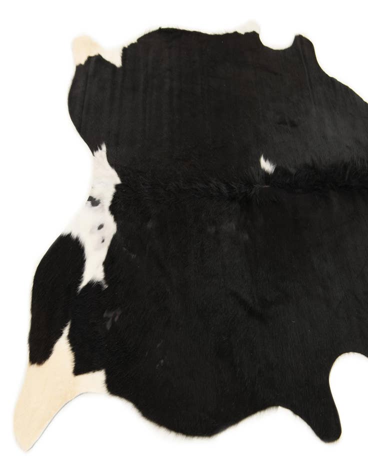 Detail image of  5' 1 x 6' 5 Cowhide Leather Rug