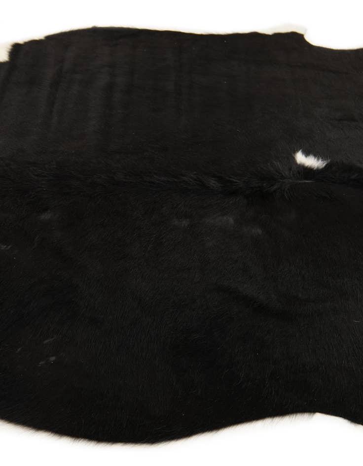 Detail image of  5' 1 x 6' 5 Cowhide Leather Rug