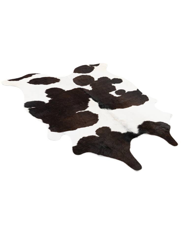 Detail image of  4' 8 x 5' 7 Cowhide Leather Rug