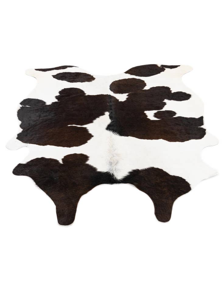 Detail image of  4' 8 x 5' 7 Cowhide Leather Rug