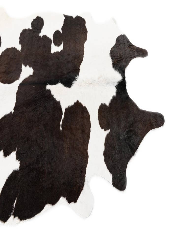 Detail image of  4' 8 x 5' 7 Cowhide Leather Rug