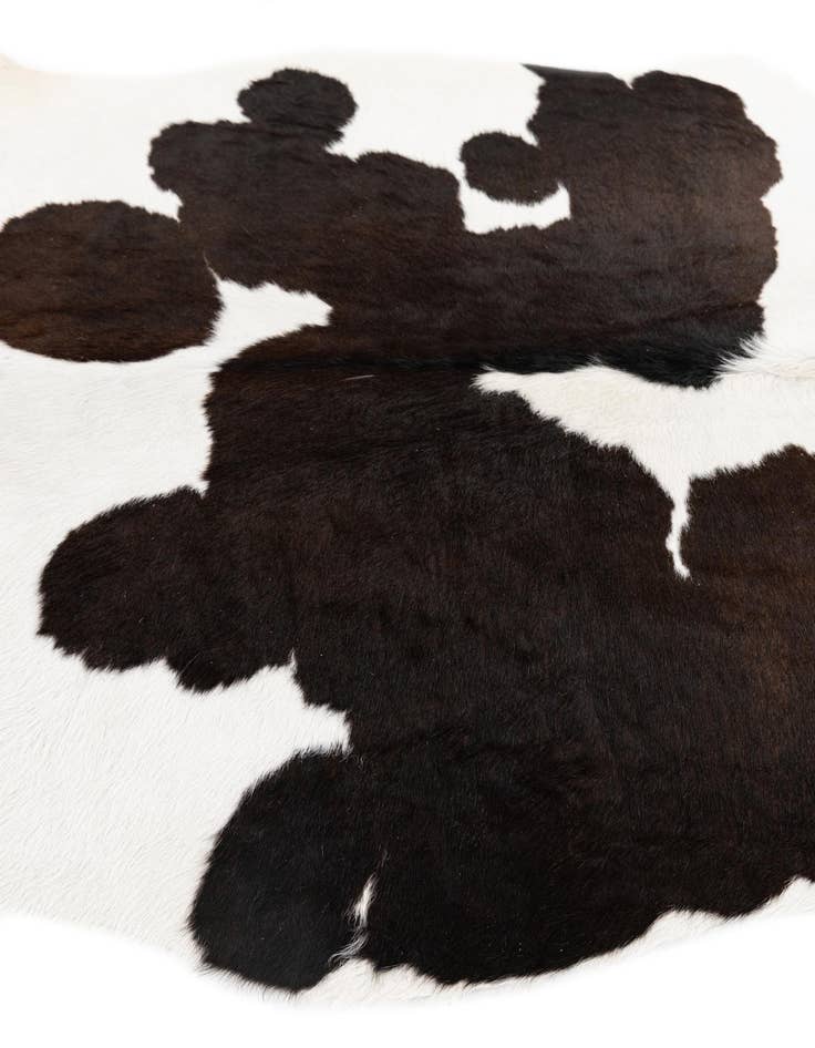 Detail image of  4' 8 x 5' 7 Cowhide Leather Rug