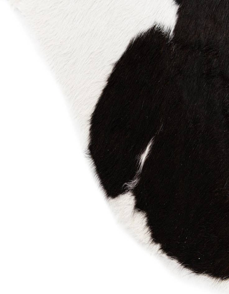 Detail image of  4' 8 x 5' 7 Cowhide Leather Rug