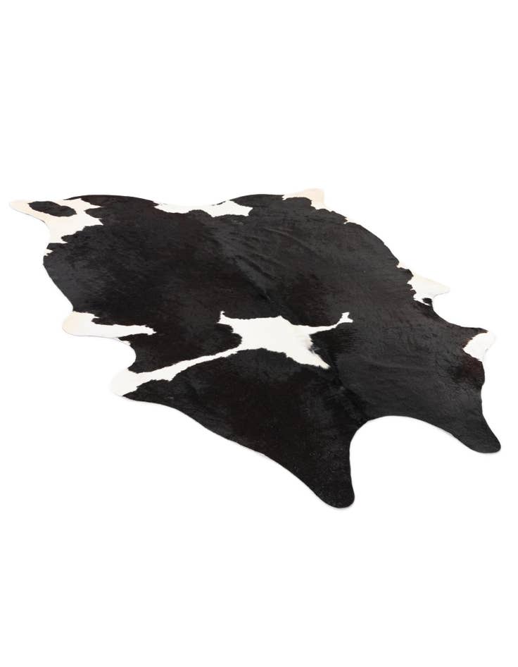 Detail image of  5' 4 x 6' 8 Cowhide Leather Rug