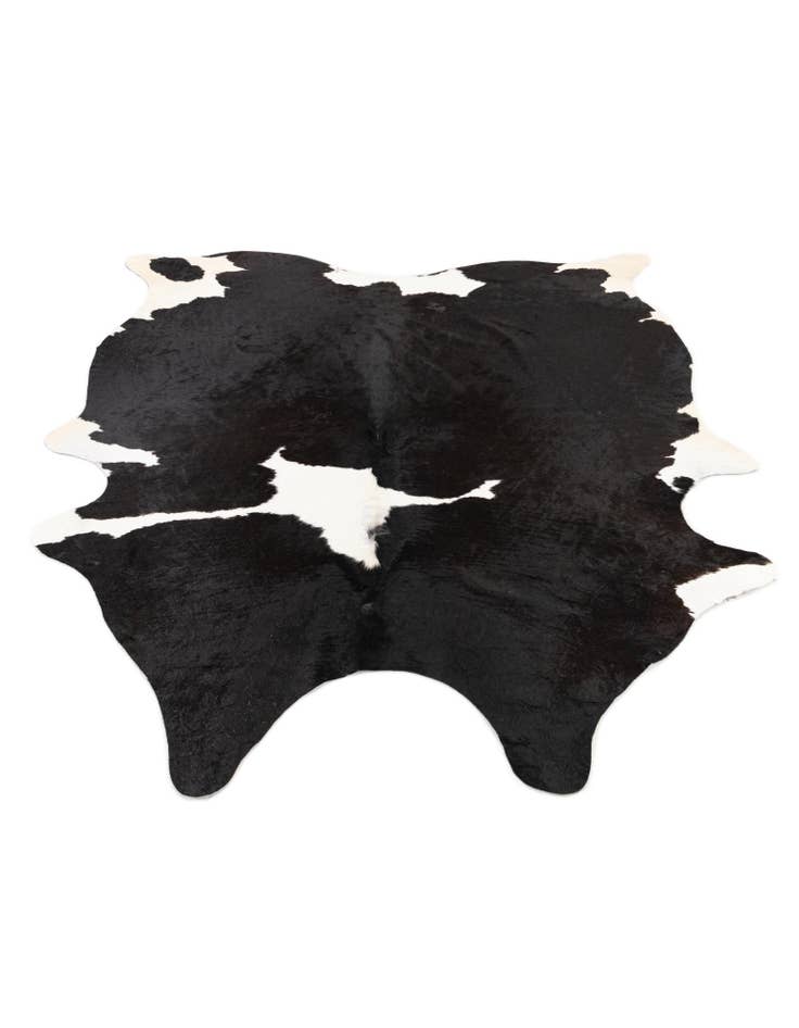 Detail image of  5' 4 x 6' 8 Cowhide Leather Rug
