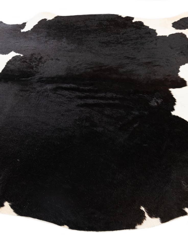 Detail image of  5' 4 x 6' 8 Cowhide Leather Rug