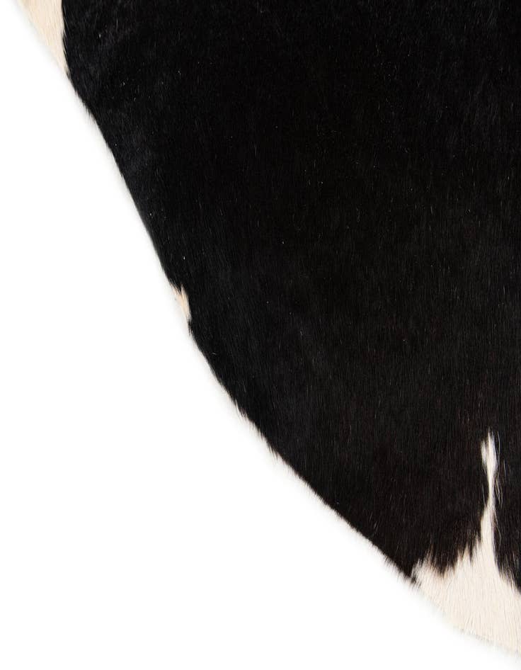 Detail image of  5' 4 x 6' 8 Cowhide Leather Rug