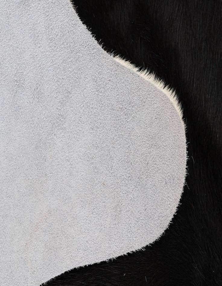 Detail image of  5' 4 x 6' 8 Cowhide Leather Rug