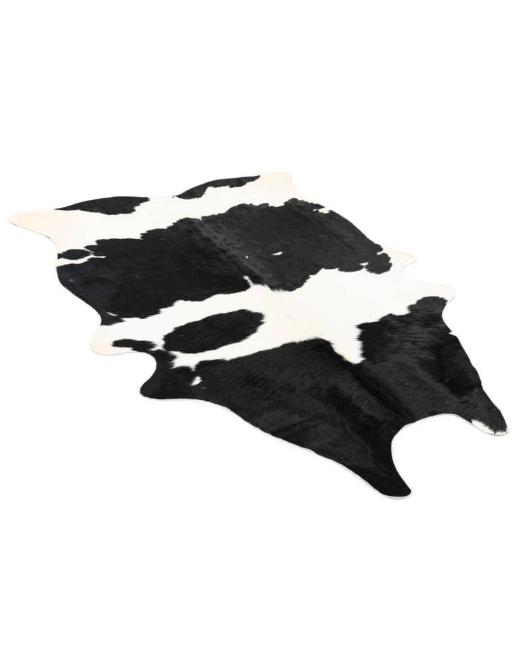 Detail image of  4' 8 x 6' 3 Cowhide Leather Rug