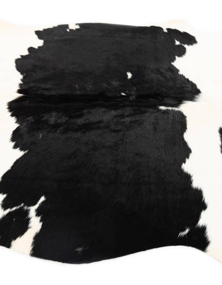 Detail image of  4' 8 x 6' 3 Cowhide Leather Rug