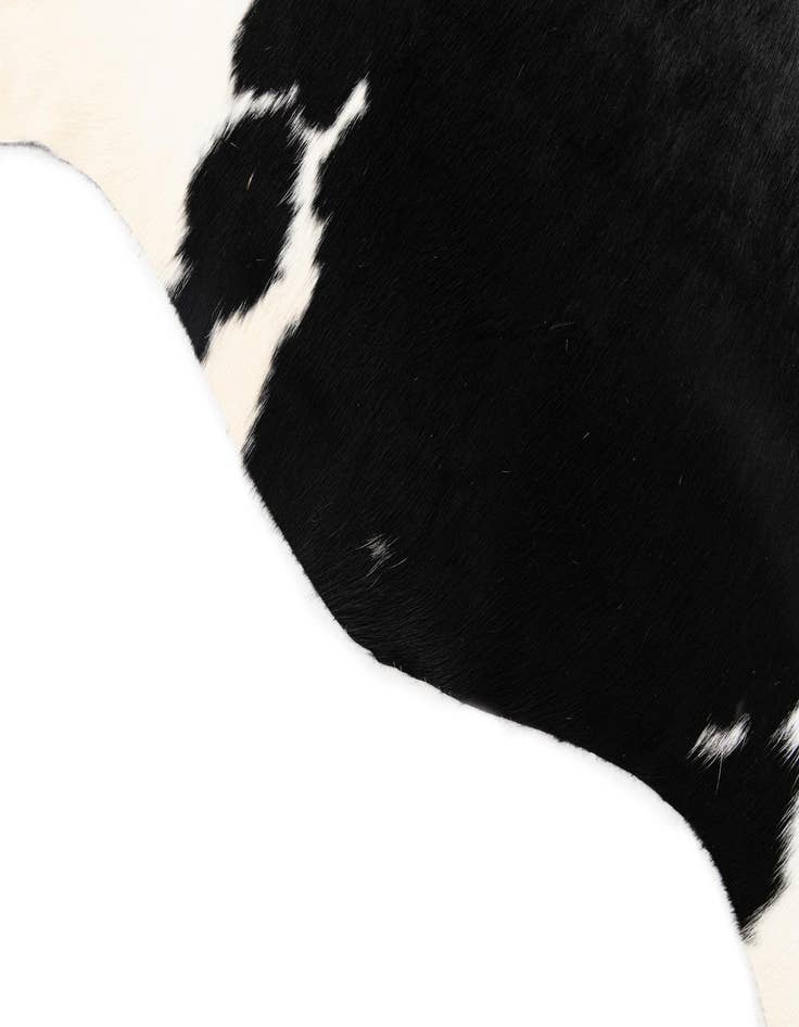 Detail image of  4' 8 x 6' 3 Cowhide Leather Rug