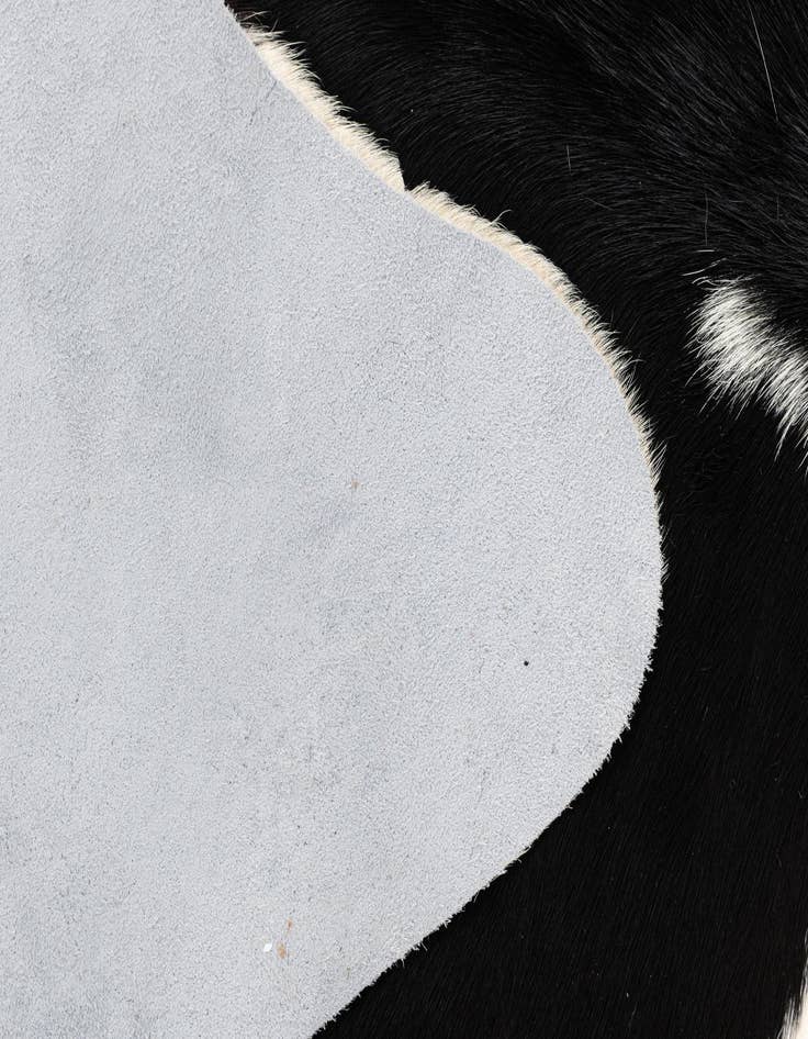 Detail image of  4' 8 x 6' 3 Cowhide Leather Rug