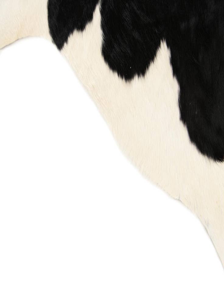 Detail image of  5' 6 x 6' 1 Cowhide Leather Rug