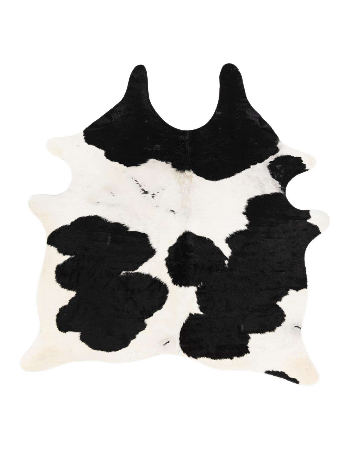 Primary image  5' 6 x 6' 1 Cowhide Leather Rug