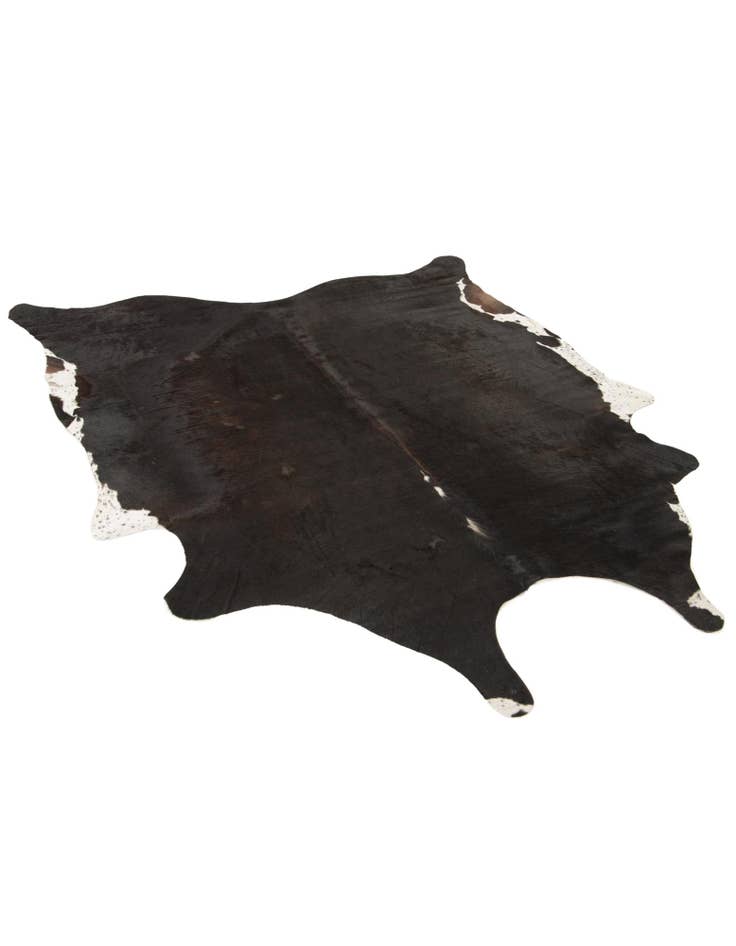 Detail image of  5' 7 x 6' 2 Cowhide Leather Rug