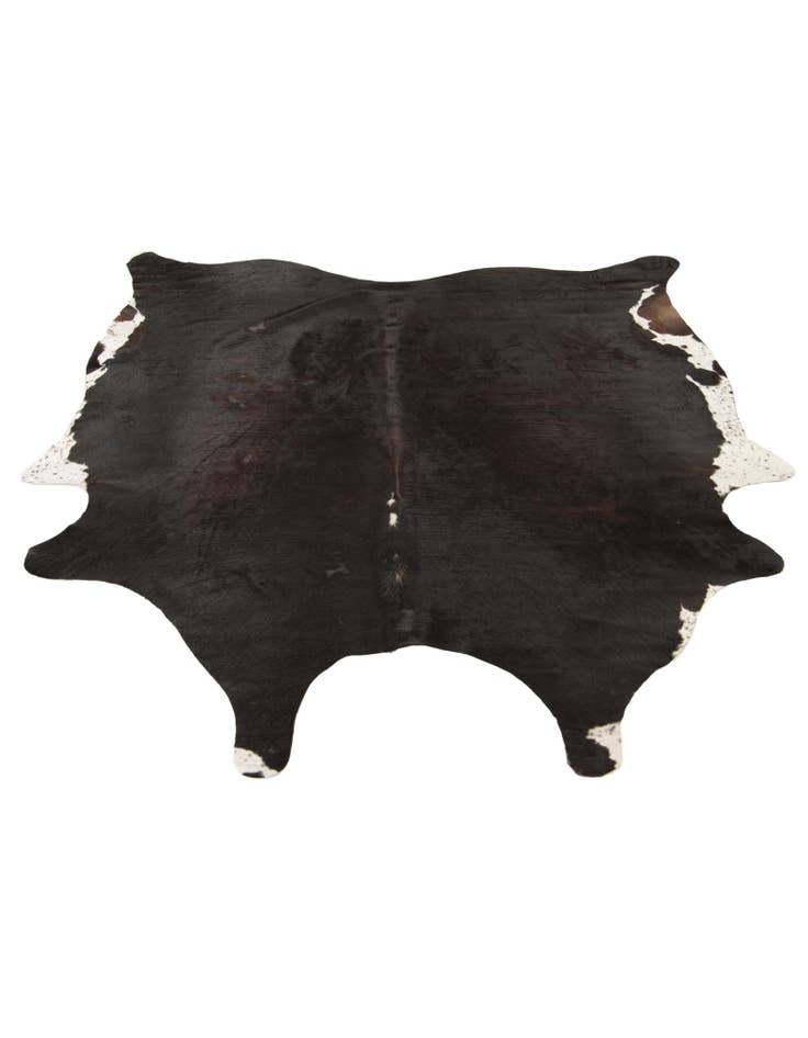 Detail image of  5' 7 x 6' 2 Cowhide Leather Rug