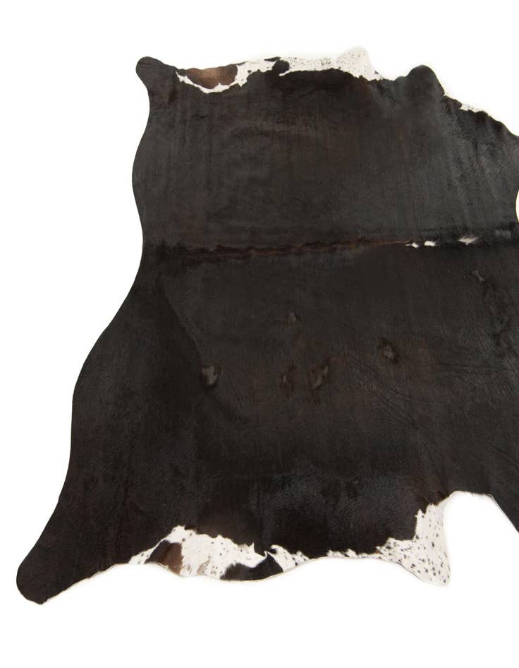 Detail image of  5' 7 x 6' 2 Cowhide Leather Rug