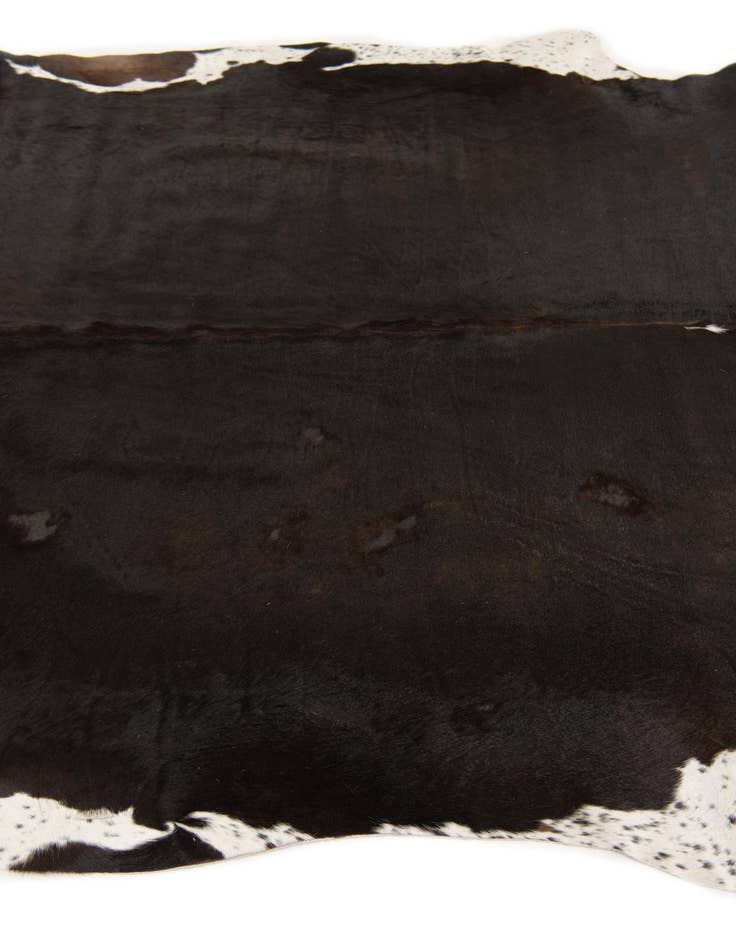 Detail image of  5' 7 x 6' 2 Cowhide Leather Rug