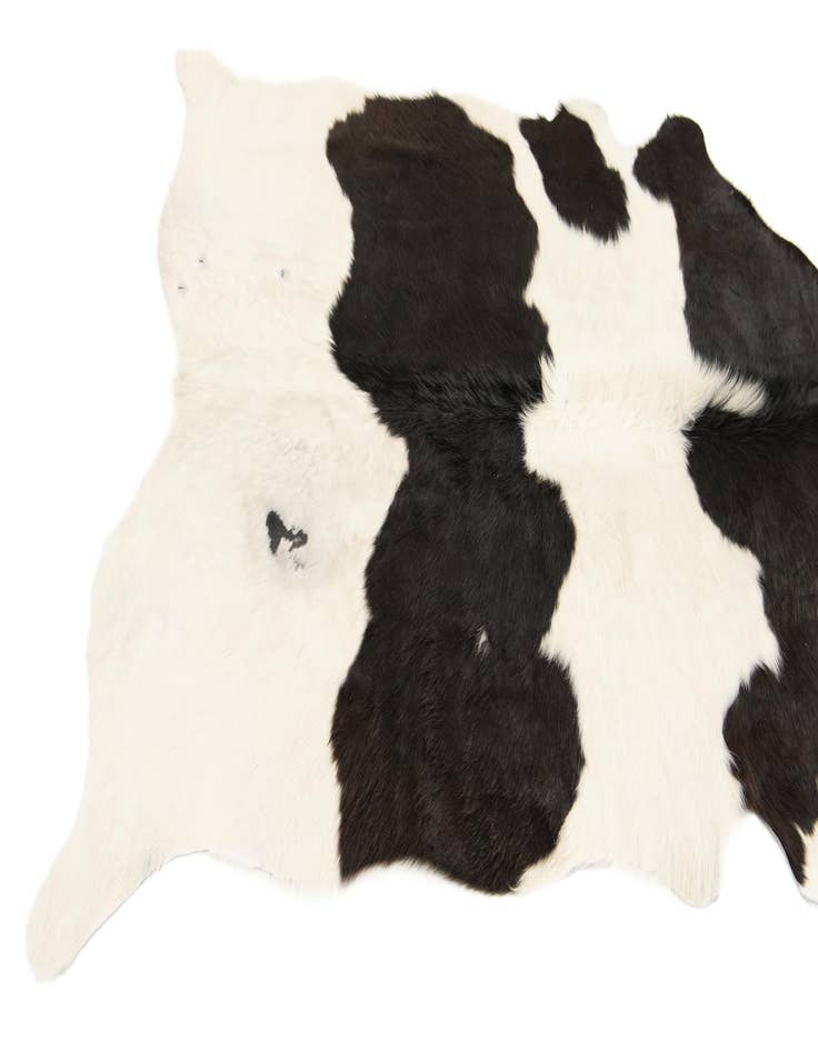Detail image of  4' 11 x 5' 8 Cowhide Leather Rug