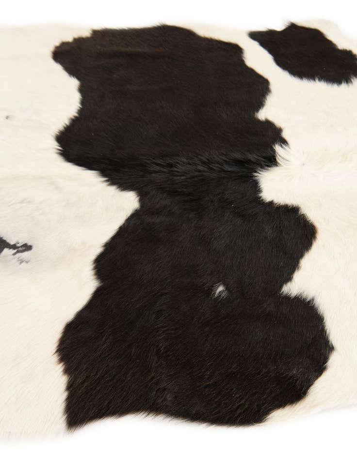 Detail image of  4' 11 x 5' 8 Cowhide Leather Rug