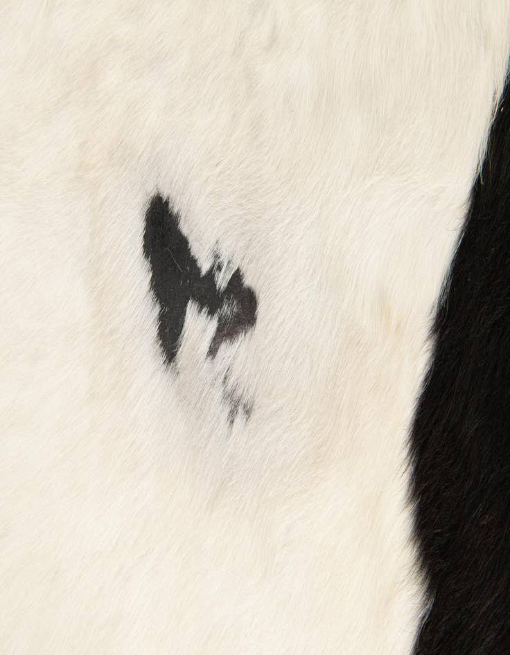 Detail image of  4' 11 x 5' 8 Cowhide Leather Rug