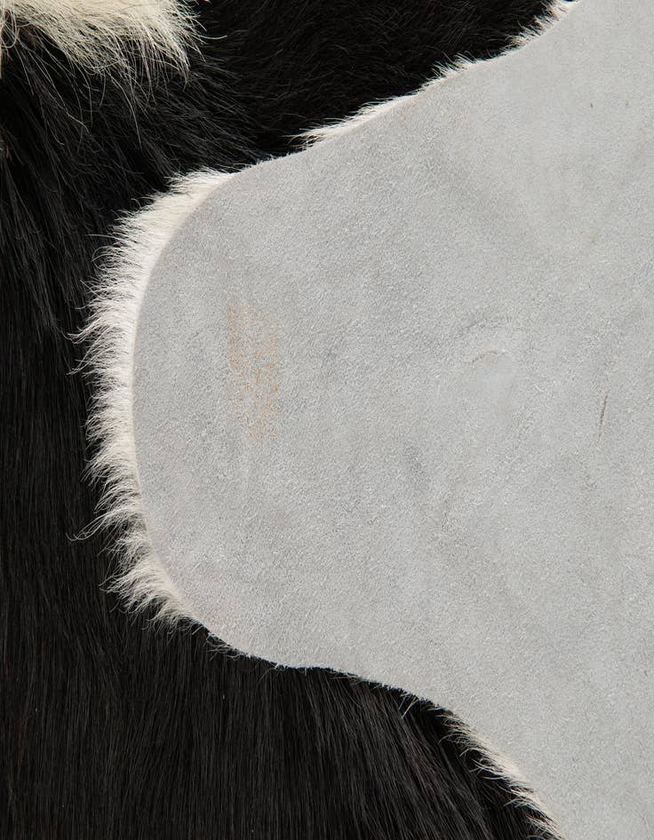 Detail image of  4' 11 x 5' 8 Cowhide Leather Rug