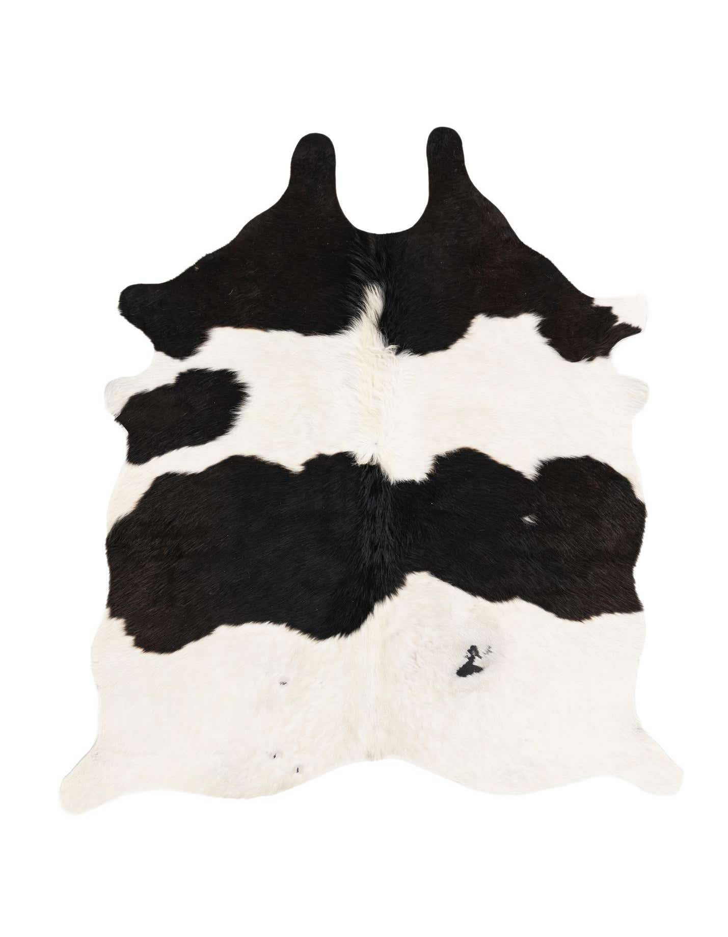 Primary image  4' 11 x 5' 8 Cowhide Leather Rug