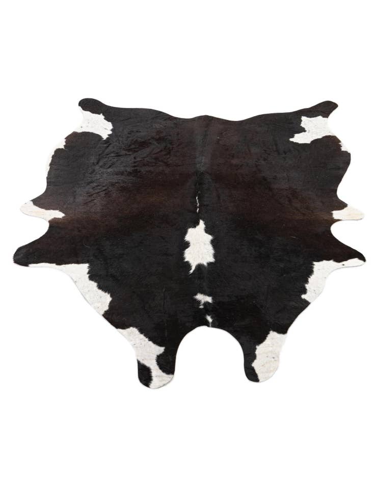 Detail image of  4' 4 x 5' 6 Cowhide Leather Rug