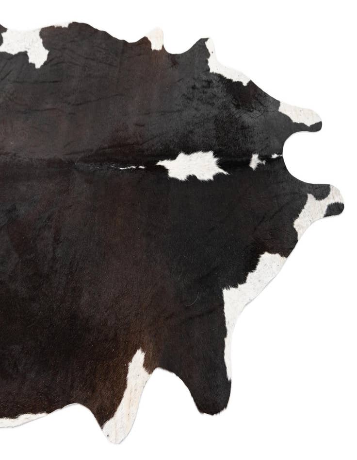 Detail image of  4' 4 x 5' 6 Cowhide Leather Rug