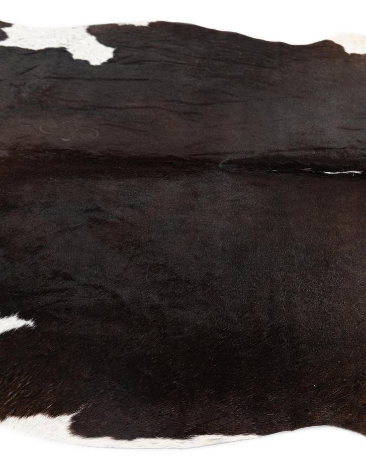 Detail image of  4' 4 x 5' 6 Cowhide Leather Rug