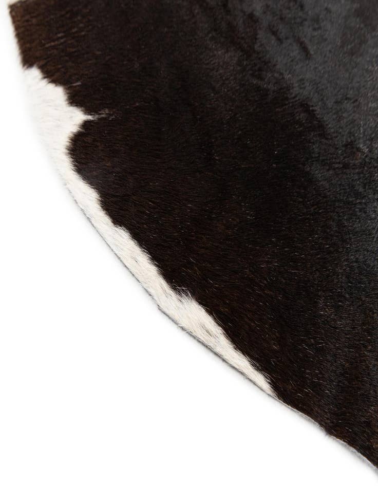 Detail image of  4' 4 x 5' 6 Cowhide Leather Rug