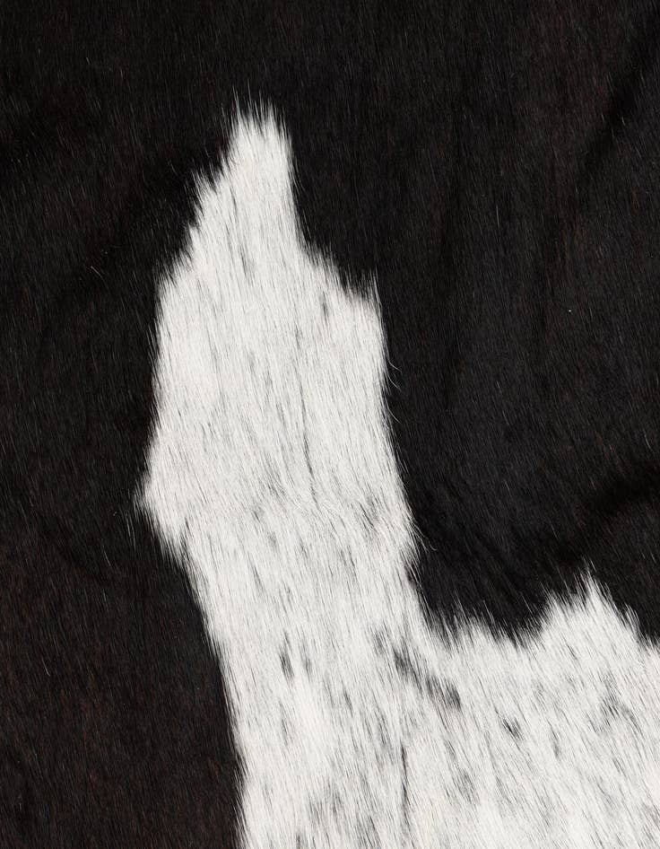 Detail image of  4' 4 x 5' 6 Cowhide Leather Rug