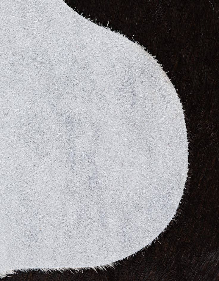 Detail image of  4' 4 x 5' 6 Cowhide Leather Rug