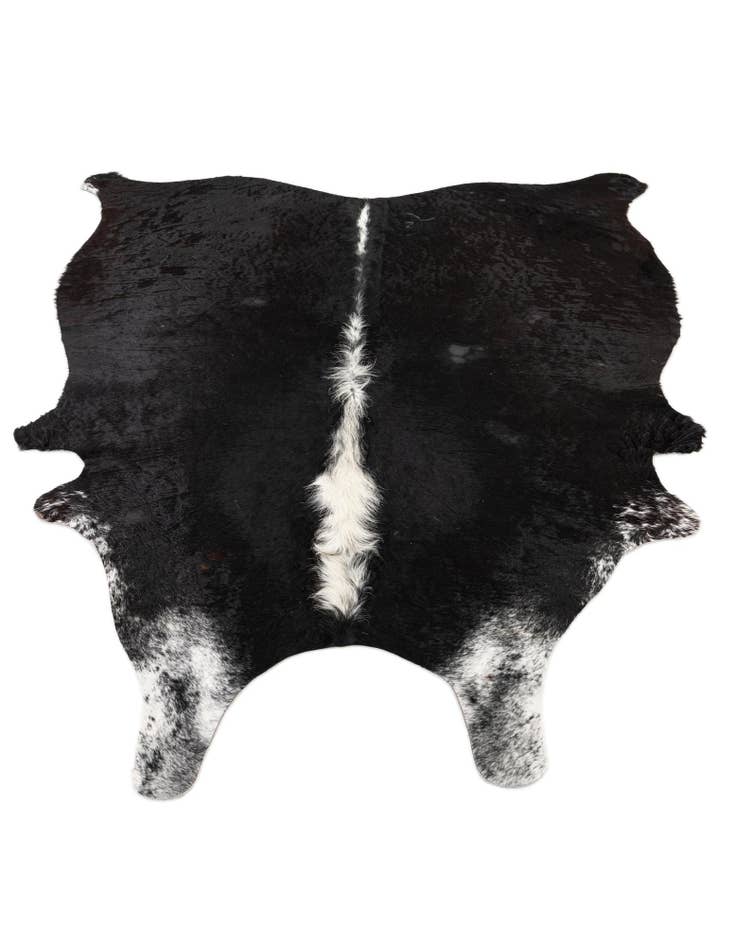 Detail image of  4' 8 x 5' 7 Cowhide Leather Rug