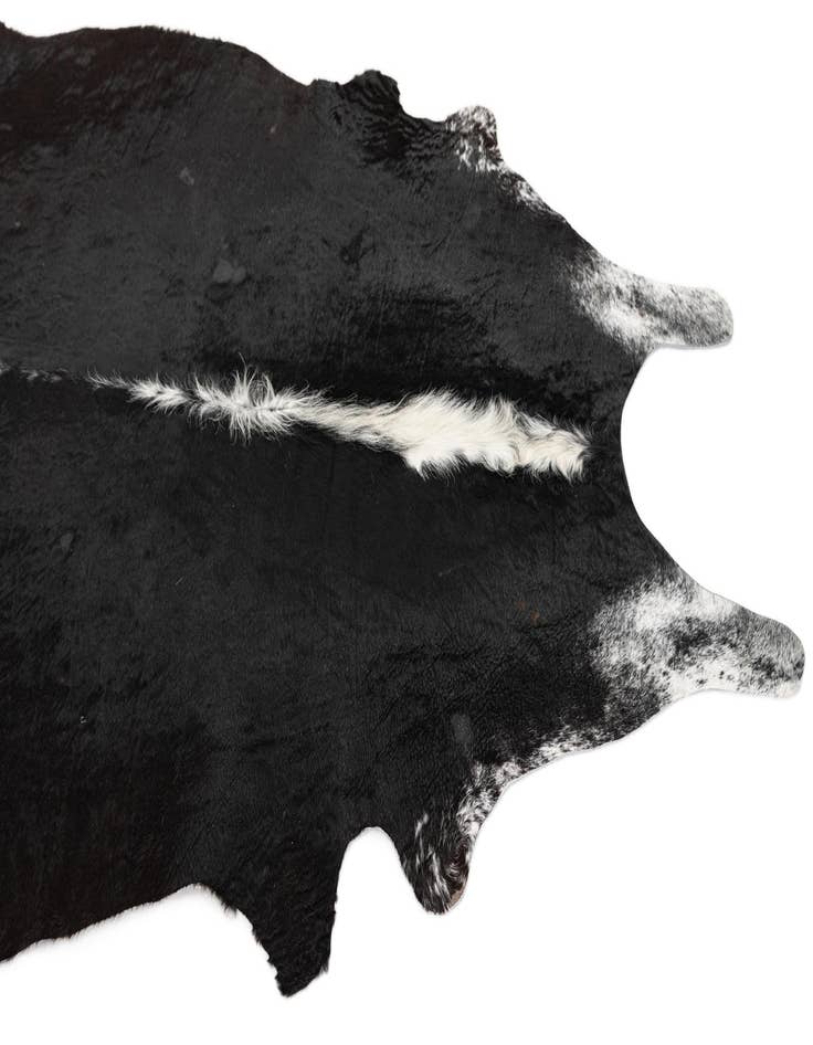 Detail image of  4' 8 x 5' 7 Cowhide Leather Rug