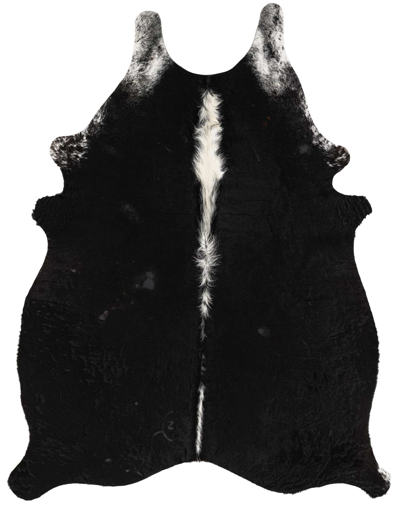 Primary image  4' 8 x 5' 7 Cowhide Leather Rug