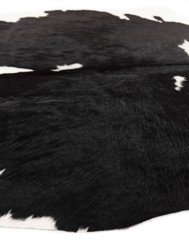 Detail image of  4' 8 x 5' 9 Cowhide Leather Rug
