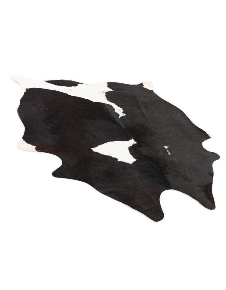 Detail image of  5' x 5' 9 Cowhide Leather Rug