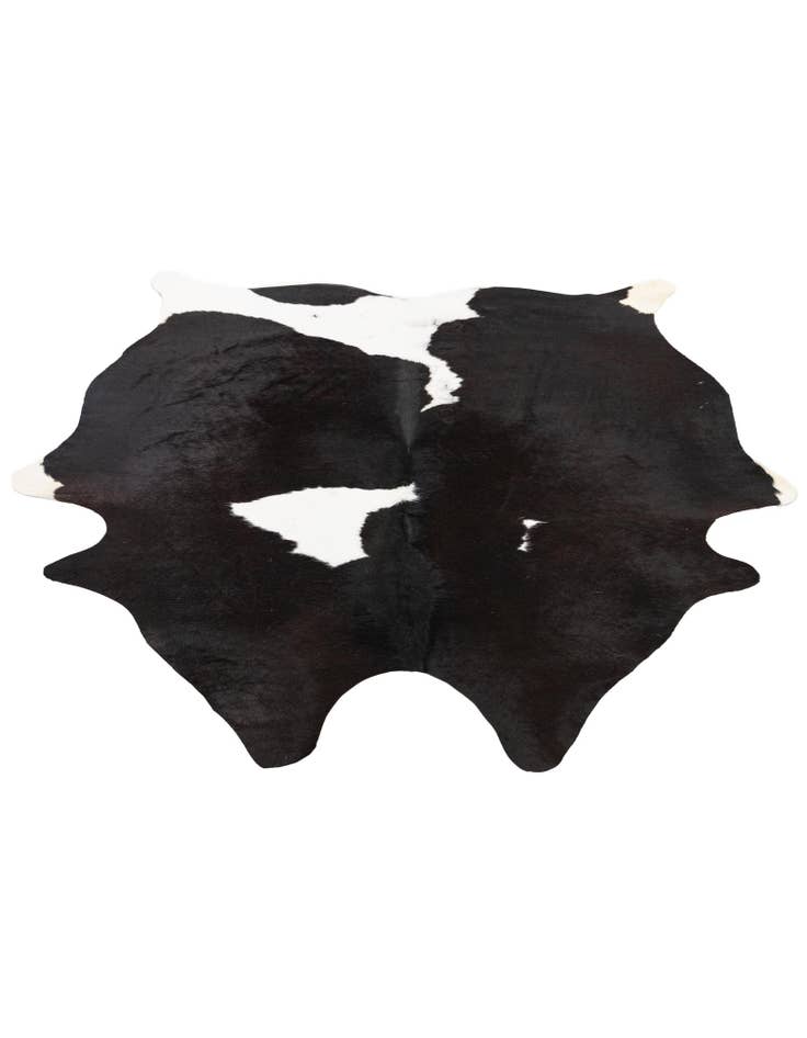 Detail image of  5' x 5' 9 Cowhide Leather Rug