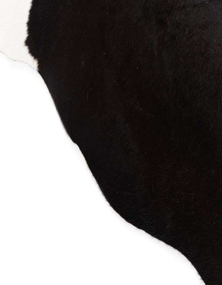 Detail image of  5' x 5' 9 Cowhide Leather Rug