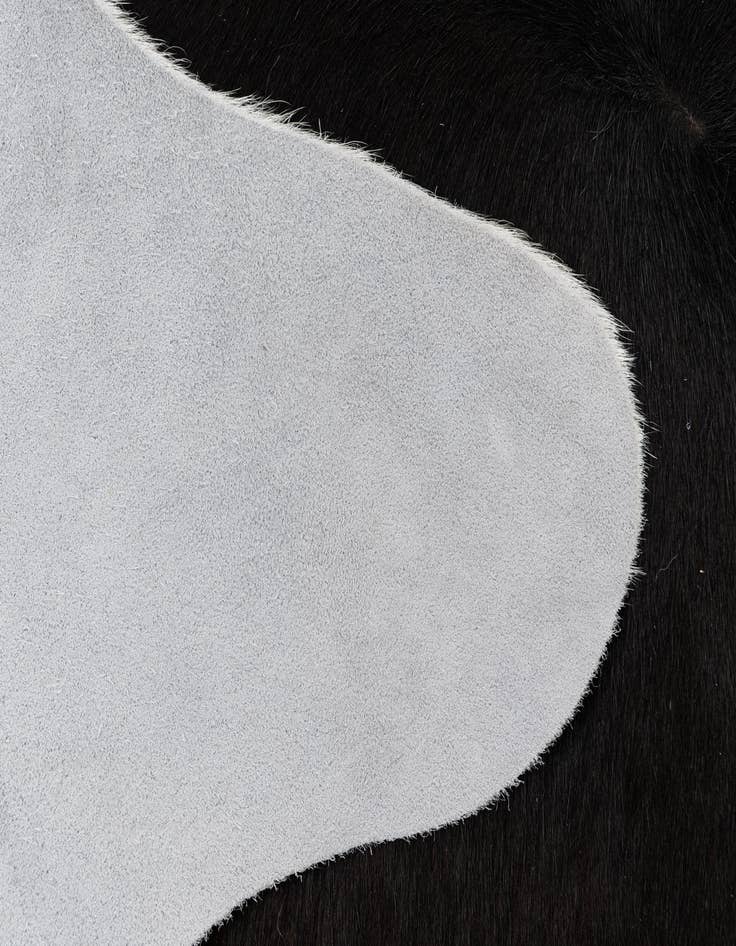 Detail image of  5' x 5' 9 Cowhide Leather Rug