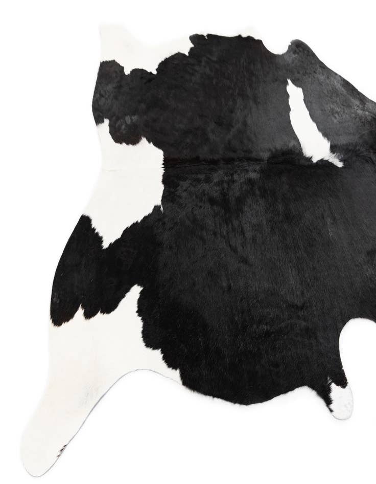 Detail image of  5' 3 x 6' 9 Cowhide Leather Rug