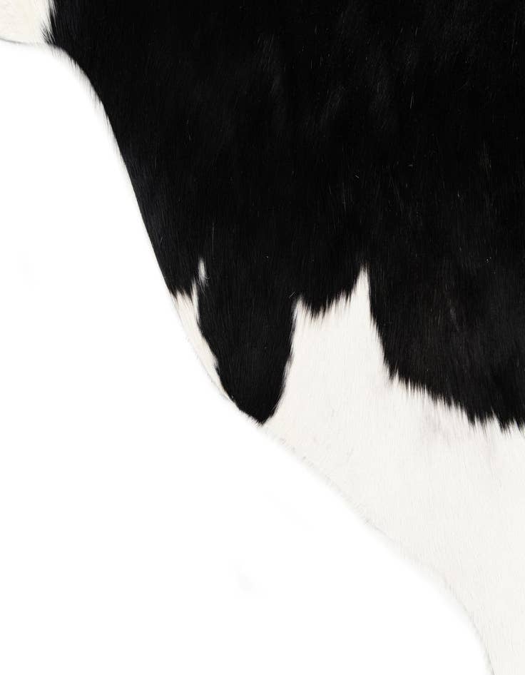 Detail image of  5' 3 x 6' 9 Cowhide Leather Rug