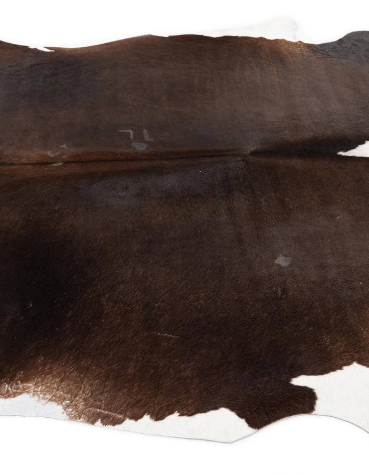 Detail image of  5' 1 x 6' 3 Cowhide Leather Rug
