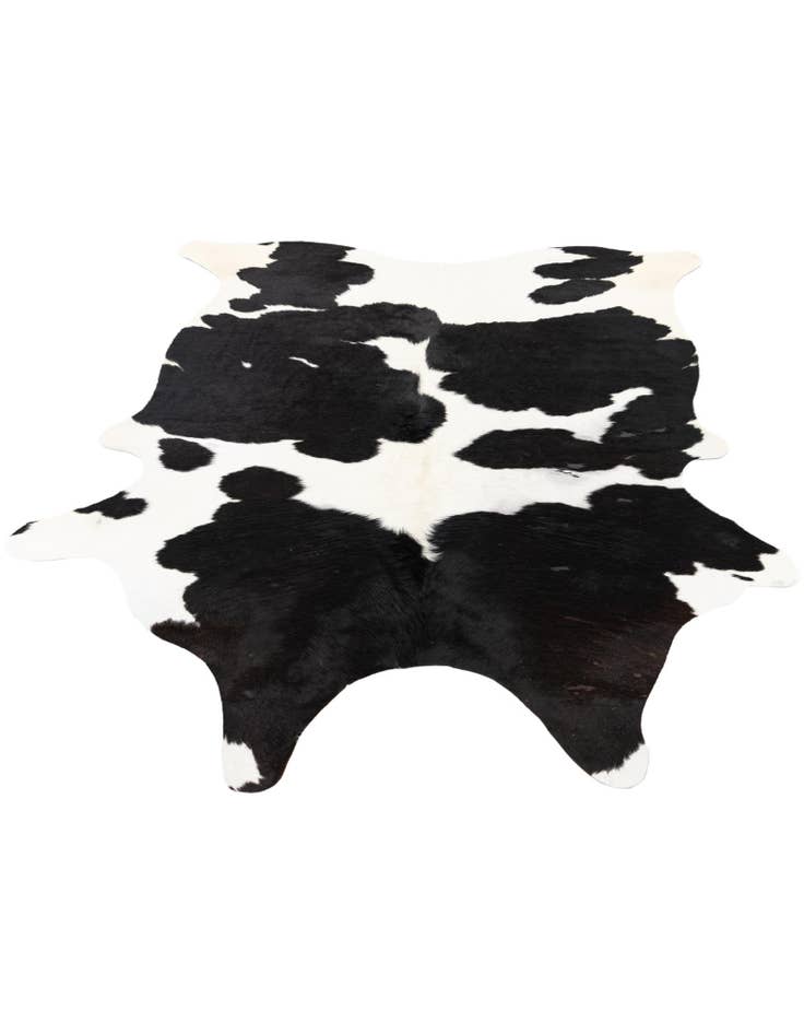 Detail image of  5' 2 x 6' 6 Cowhide Leather Rug