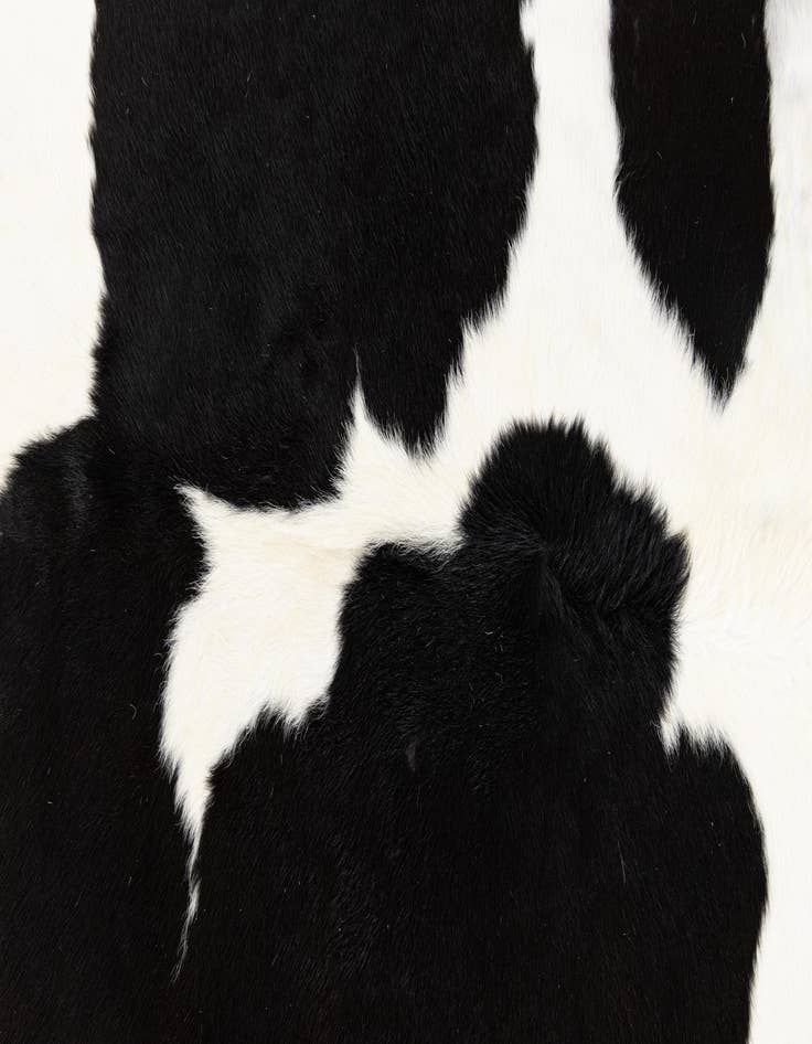 Detail image of  5' 2 x 6' 6 Cowhide Leather Rug
