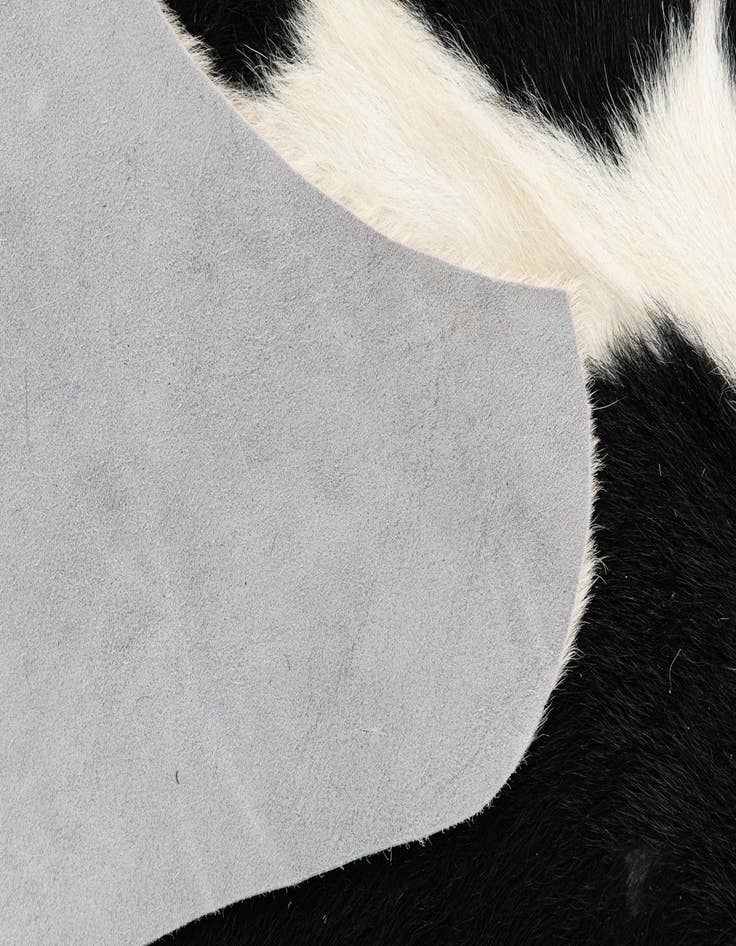 Detail image of  5' 2 x 6' 6 Cowhide Leather Rug