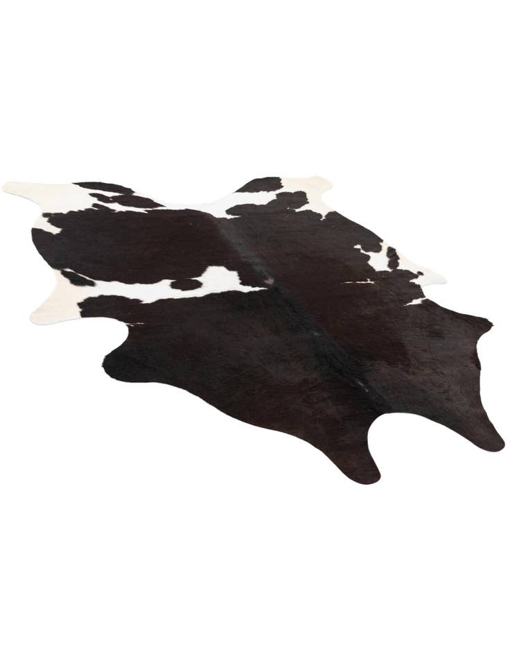 Detail image of  5' x 5' 7 Cowhide Leather Rug